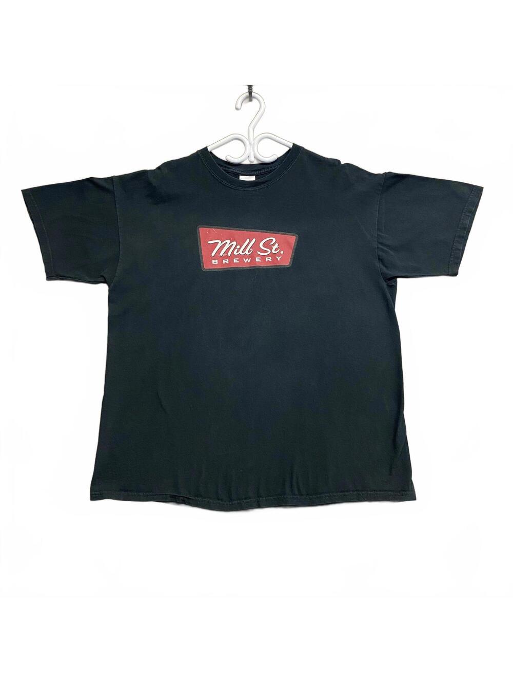 Mill St. Brewery Toronto Black Graphic TShirt On Gildan Heavy Cotton Tag Size XL
